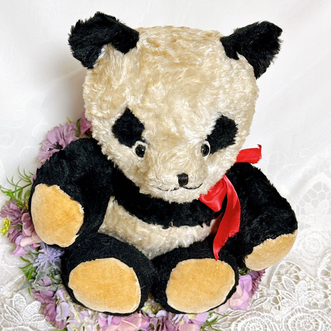 ❤️キャラクターノベルティ❤️ビンテージパンダベア　アンティークベア　テディベア