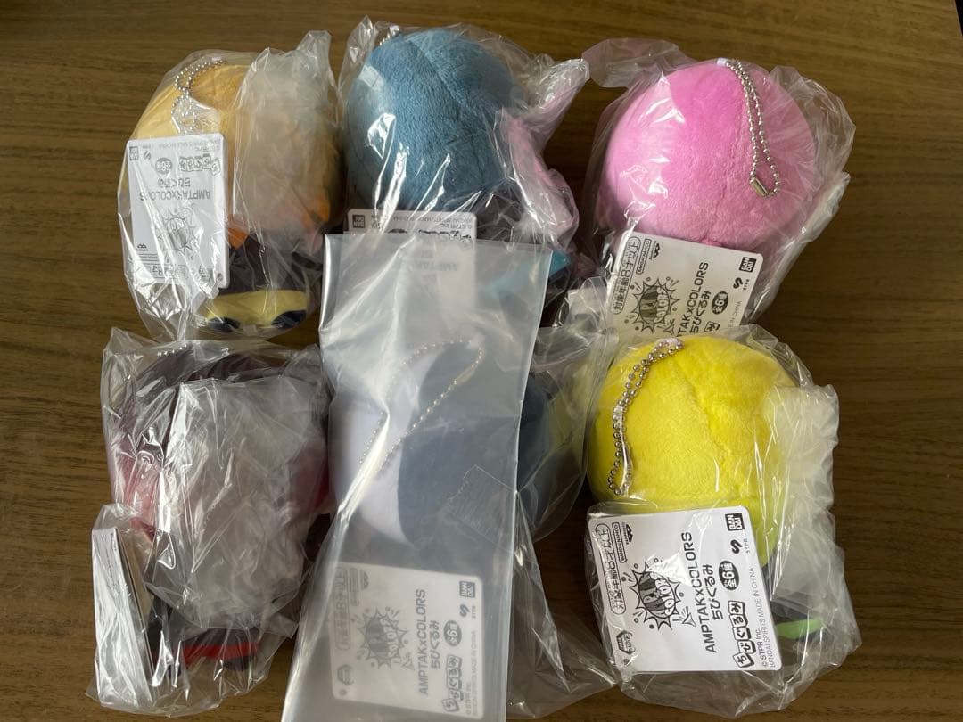 AMPTAKxCOLORS ちびぐるみ　全６種セット コンプリート