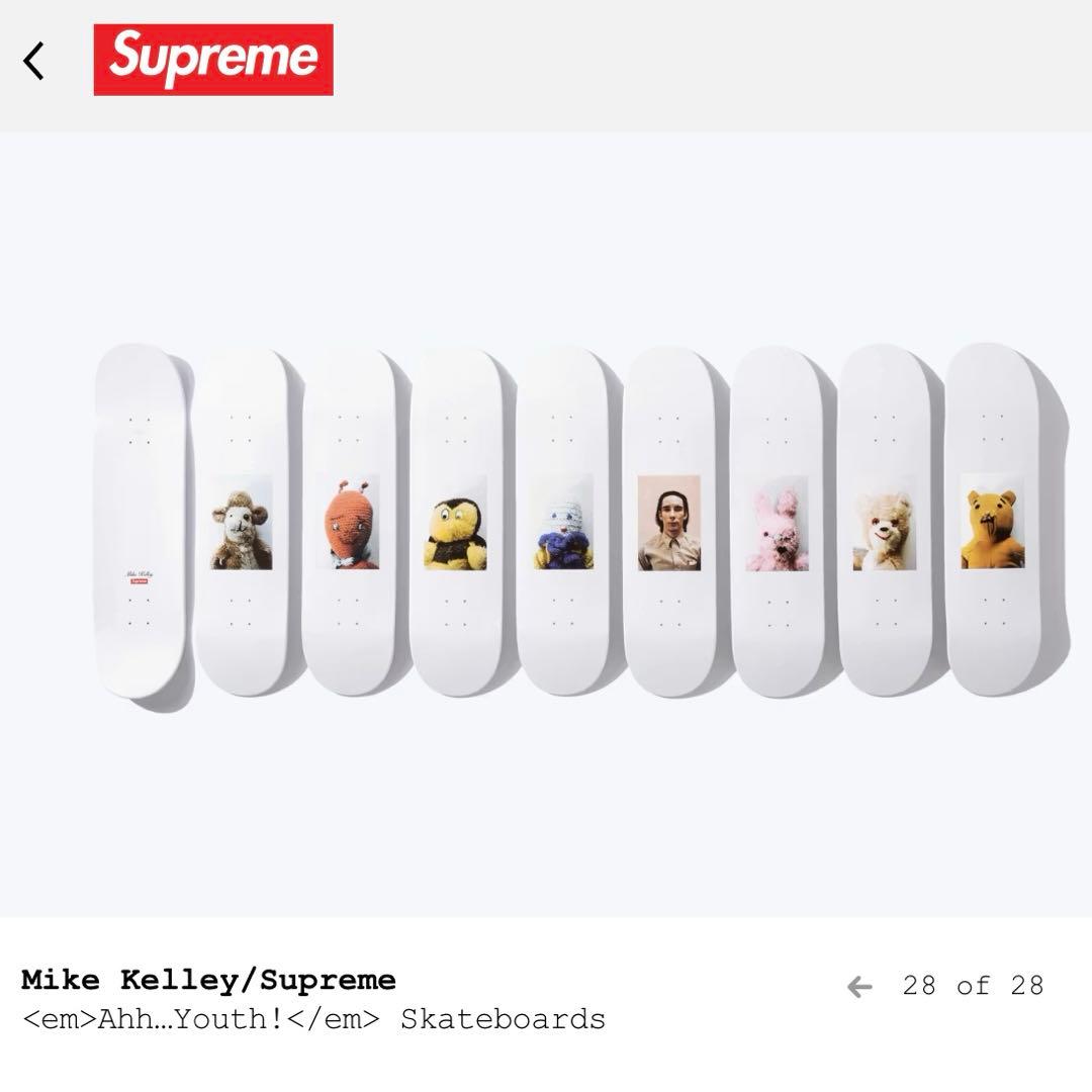 希少 Supreme Mike Kelley スケボーデッキ 新品未使用