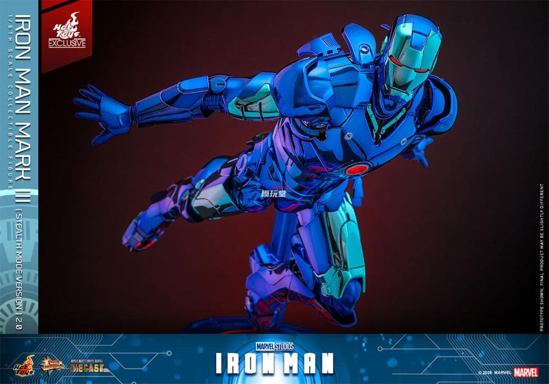 ホットトイズ 1/6 アイアンマン・マーク3 ステルスモード MMS814D71