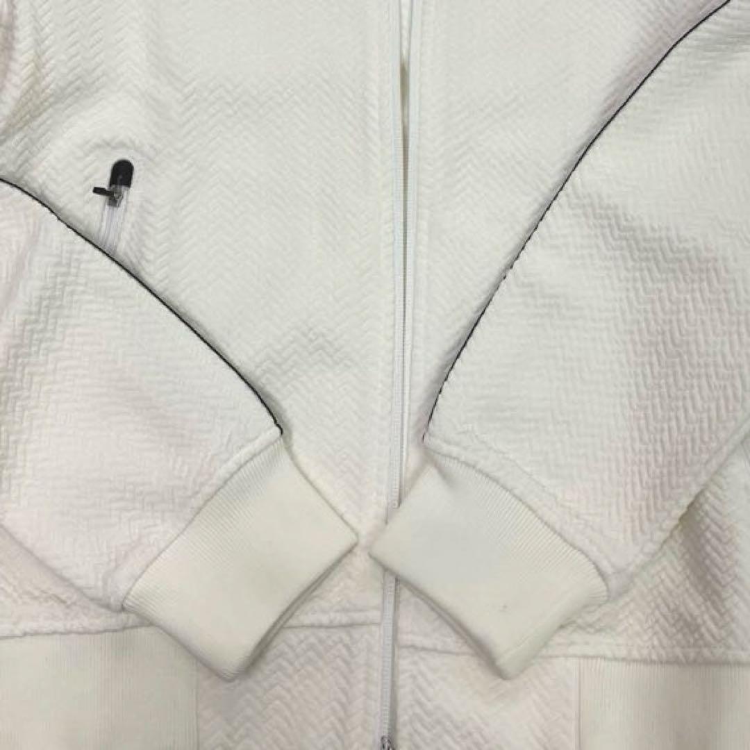 MASTER BUNNY EDITION ホワイト　長袖ジップアップジャケット