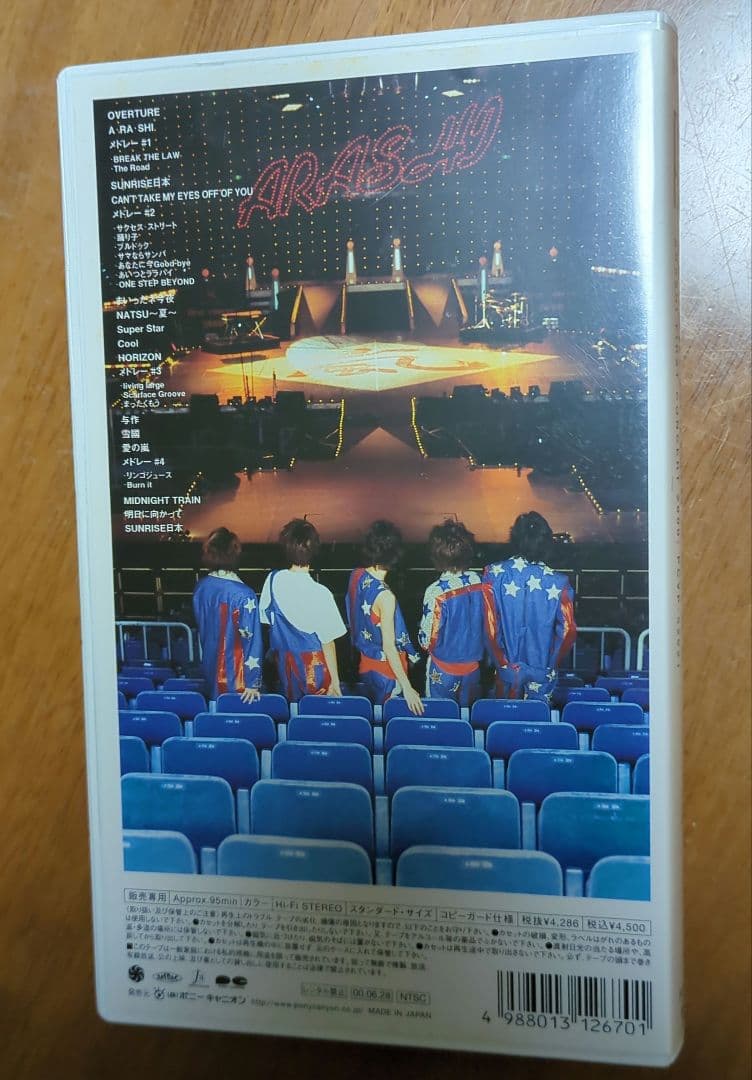 【動作確認済み】スッピン嵐 VHS 6穴インデックスシートセット