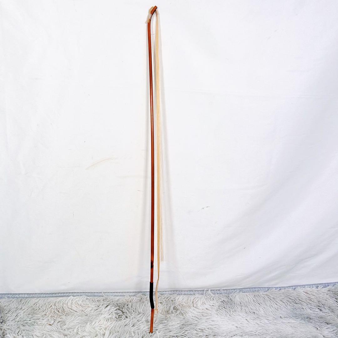 【高級】名師二胡　老紅木　萬其興製　本皮　蛇皮　弦楽器　中国楽器　現状品