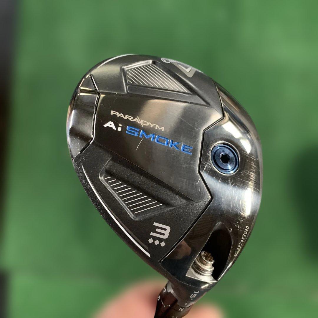 Ai SMOKE ♦︎♦︎♦︎3w USフェアウェイウッド 15度 トリプルダイヤ