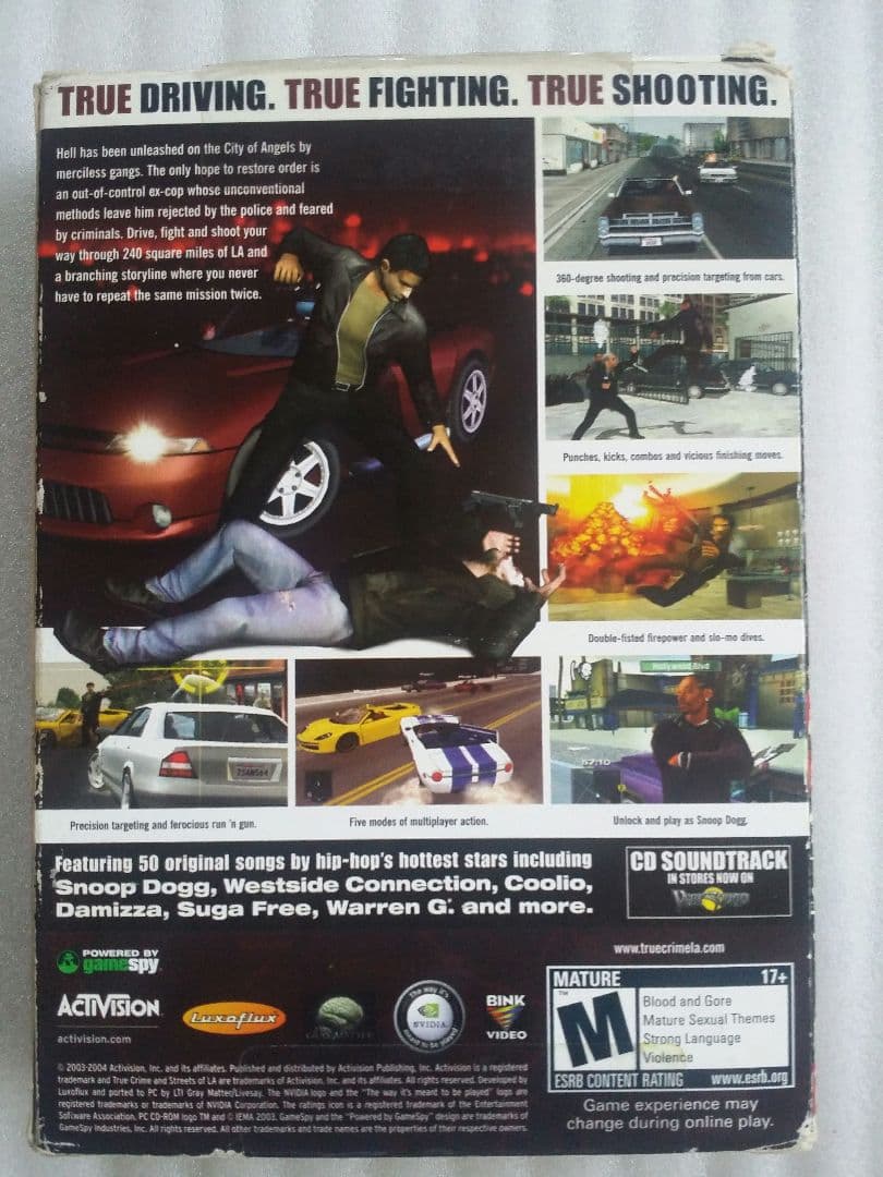 PCゲーム　TRUE CRIME STREETS OF LA　海外版　中古品