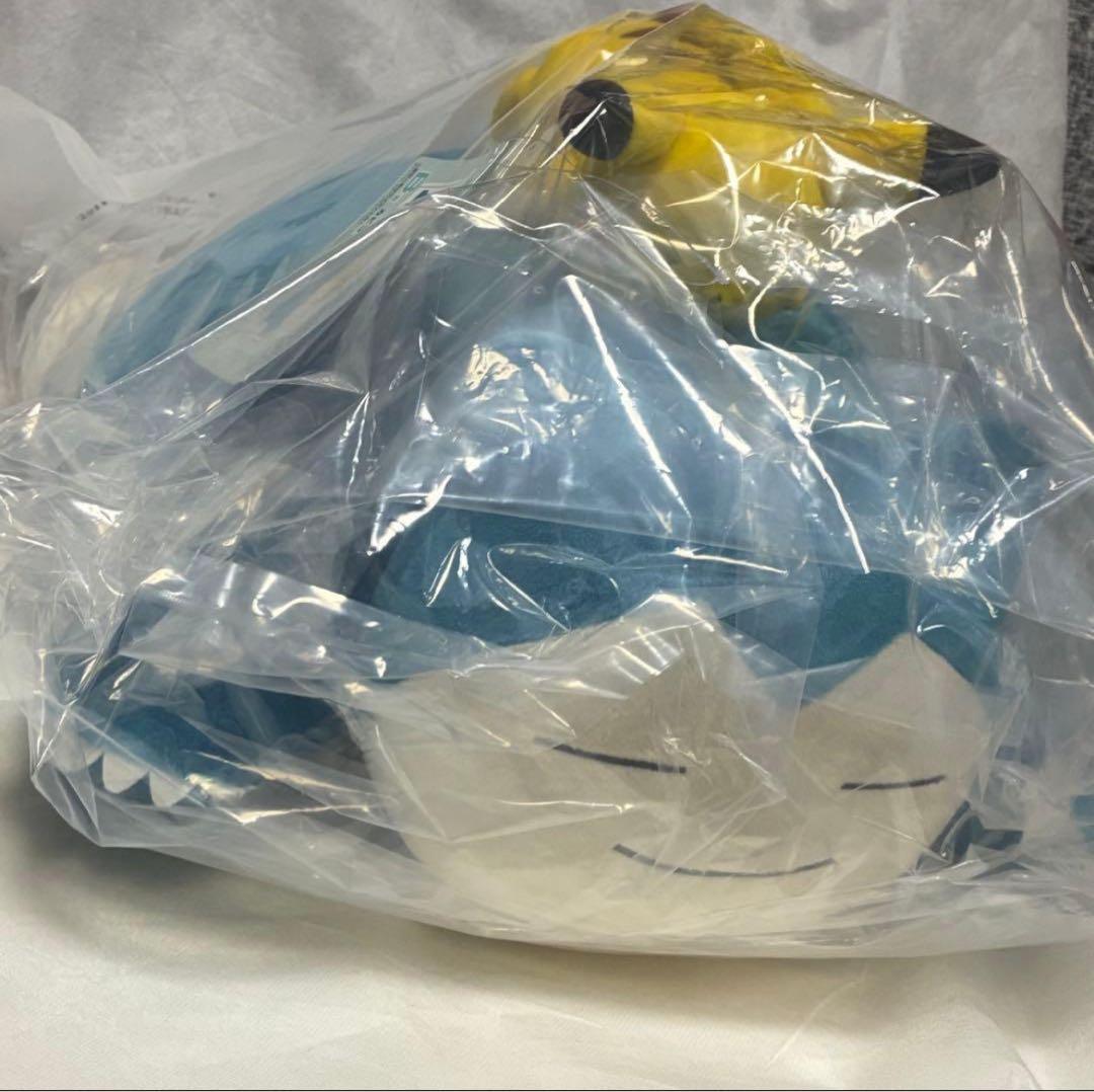 ポケモン　一番くじ　A賞　ぬいぐるみつきゲームクッション　B賞　カビゴン　E賞