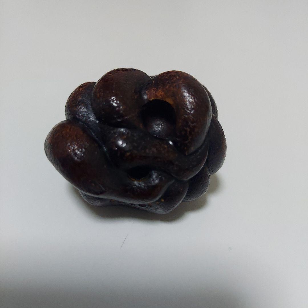 根付　蛸　タコ　現代根付