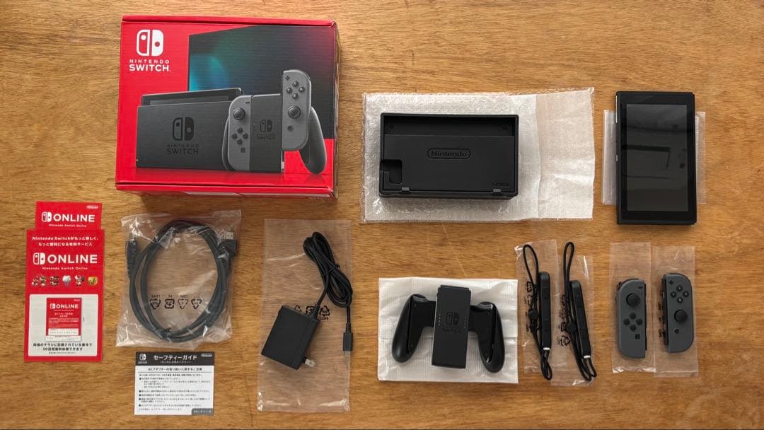 【極美品】Nintendo Switch スイッチ グレー 本体 付属品完備