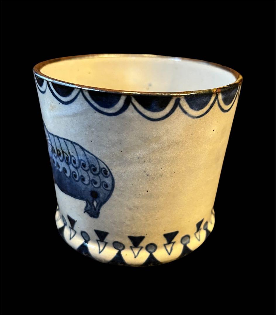 ヒヅミ峠舎 マグカップ大/染付、絵付