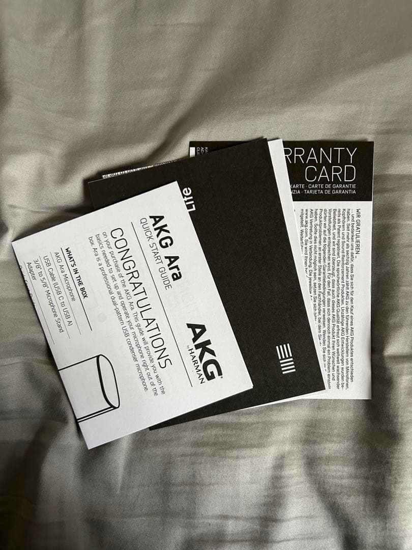AKG Ara-Y3 卓上マイク