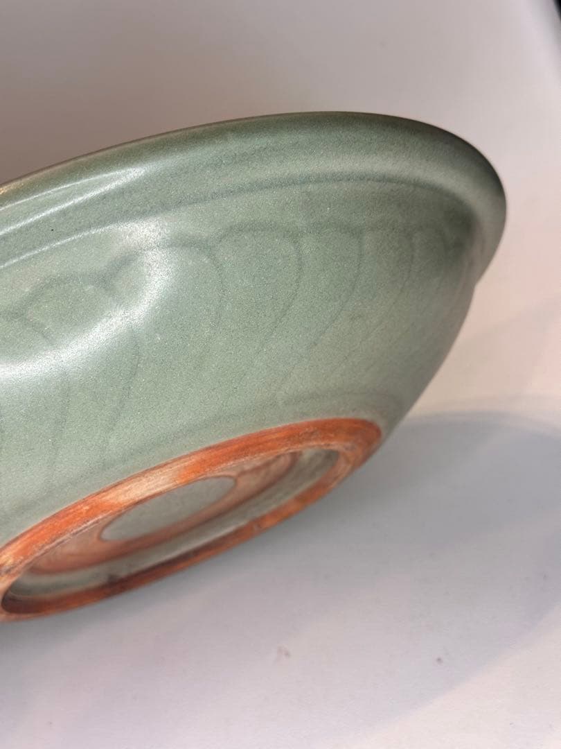 明代　龍泉窯　青磁盤