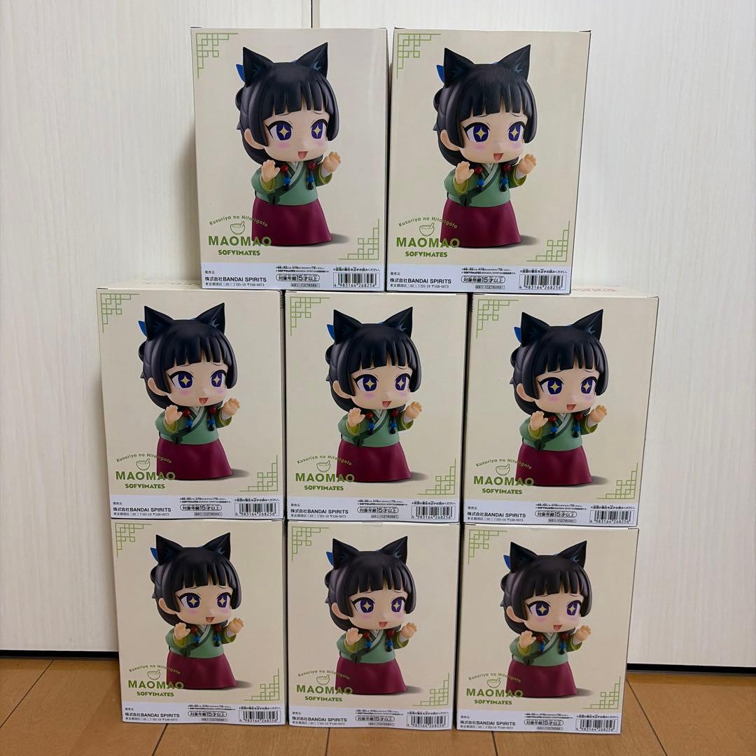 薬屋のひとりごと おおきなSOFVIMATES～猫猫～　フィギュア8体セット