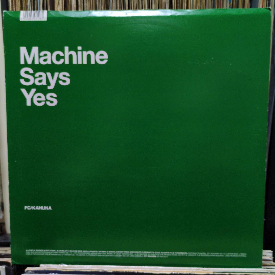 ☆FC/KAHUNA / Machine Says Yes / 3LPレコード