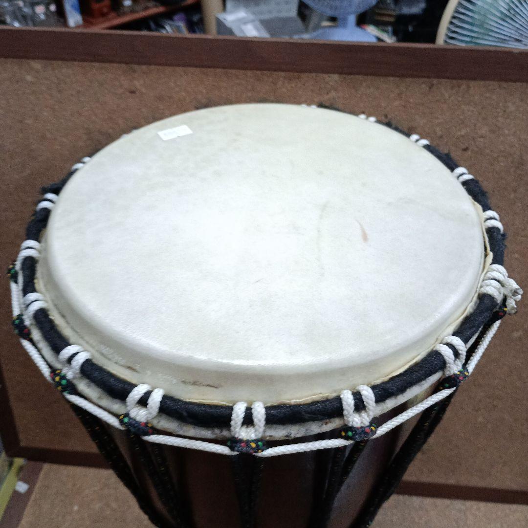 S*i様 ３６８６）民族楽器 ジャンベ 打楽器 太鼓 高さ６０．５cm