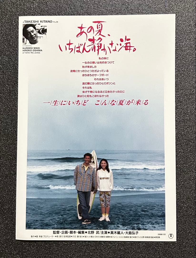 映画チラシ フライヤー 　　【 北野武 監督 / ビートたけし 出演作 】