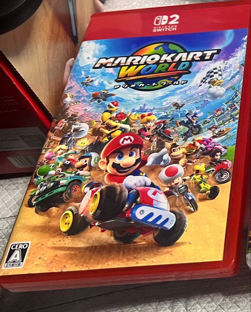 中古ニンテンドーSwitch2+パケ版マリオカートワールド+Switchプロコン