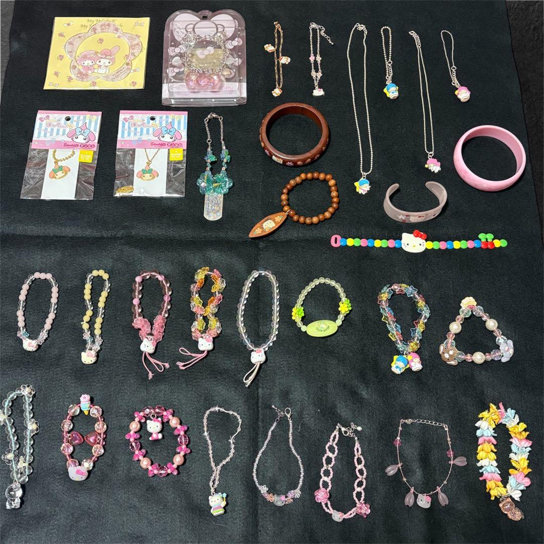 【コレクター放出／一点物】サンリオ平成レトロアクセ大量まとめ売り 当時物