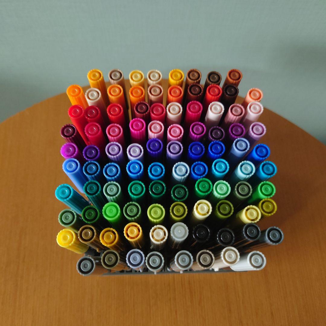 96本セット デュアルブラッシュペン 収納ケース付き