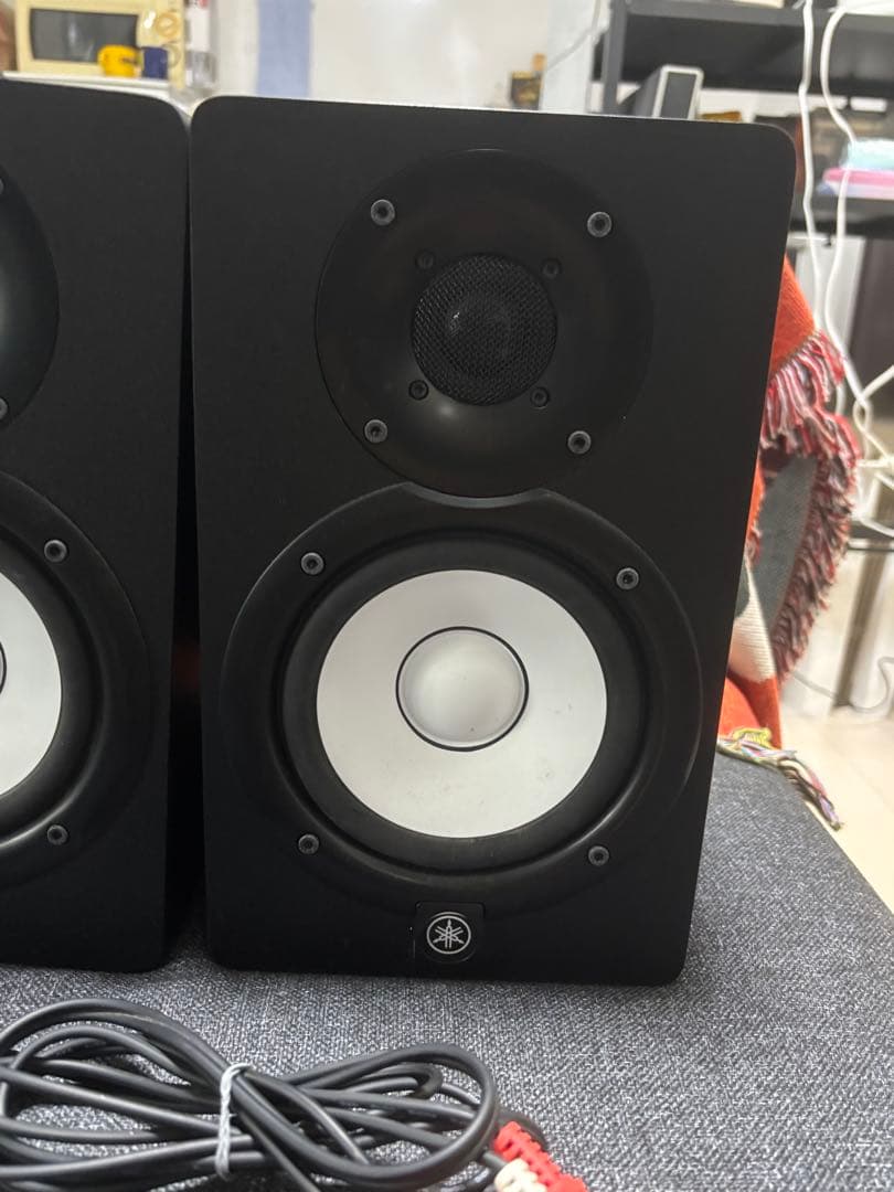YAMAHA HS5 定番スタジオモニター ペア　スピーカーケーブル付き