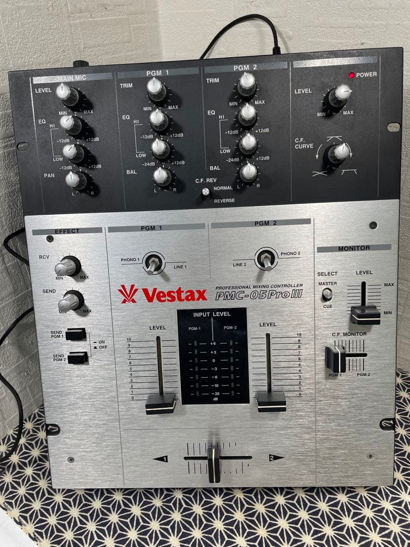 VESTAX ベスタクス　PMC-05ProⅢ フェーダーメンテ　カットラグ