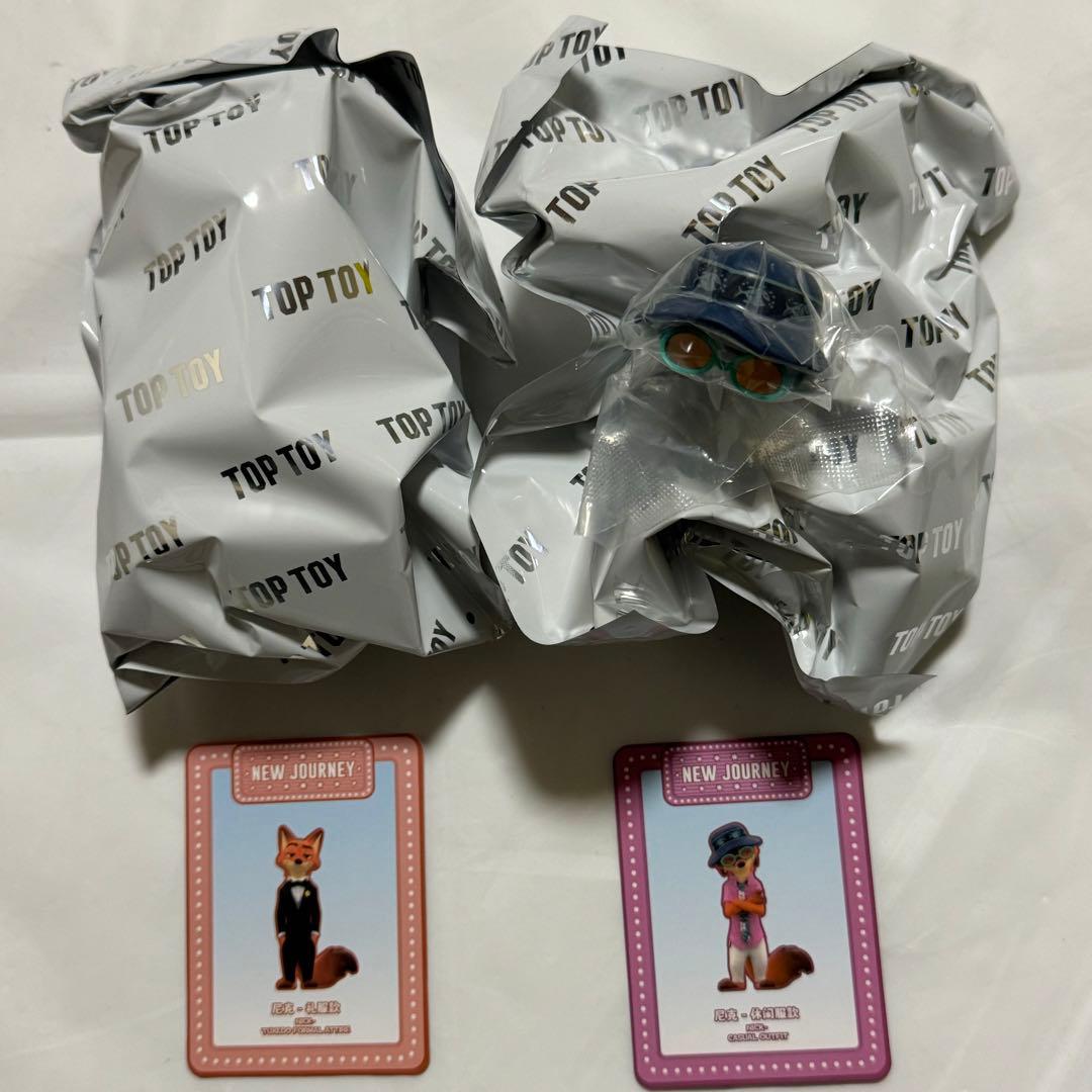 ズートピア ニック TOP TOY フィギュア 2個セット