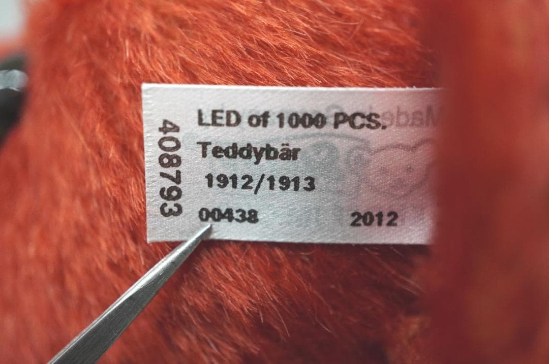 【M02-01】 Steiff シュタイフ テディベア レプリカ 1912/13