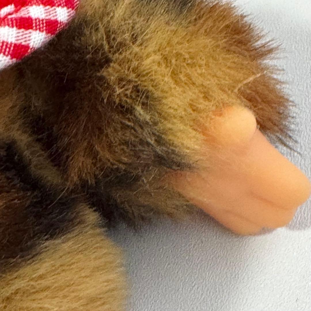 【カスタム】モンチッチ ヒョウ柄 ぬいぐるみ Sサイズ　（男の子）