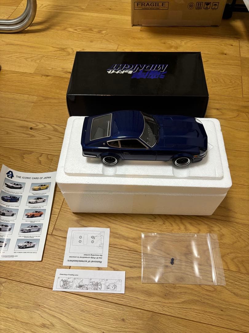AUTOart 1/18 240Z 悪魔のＺS30Z 破損有 湾岸ミッドナイト