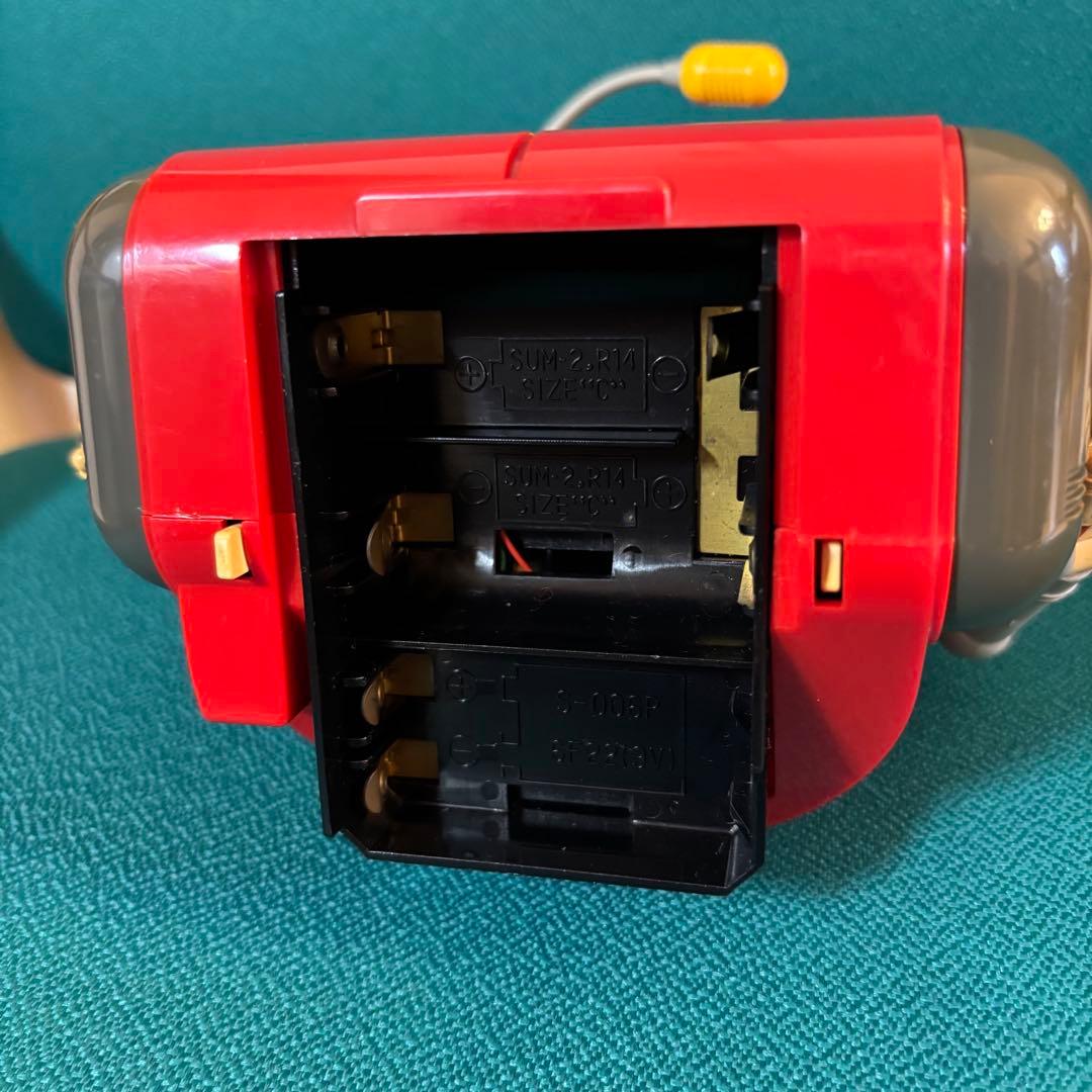 TOMY ShabeRoku 赤いロボットラジオおもちゃ