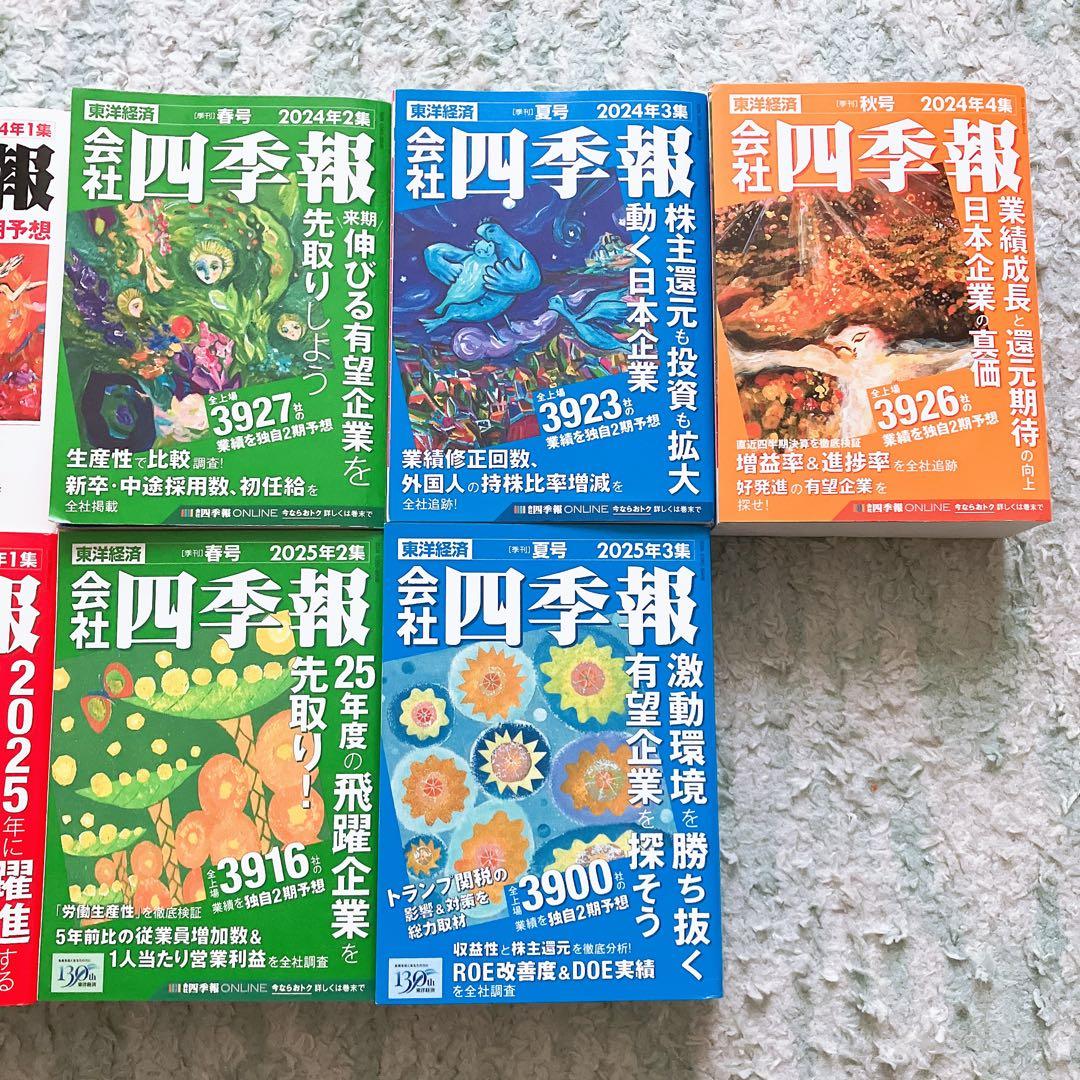 四季報 2021年〜2025年 合計8冊セット