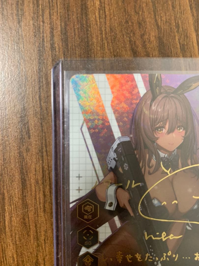 NIKKE DUEL ENCOUNTER 箔押しサインホロカードノワール＋おまけ