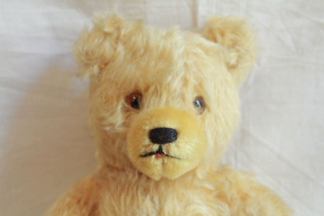 アンティーク　テディベア　ぬいぐるみ￼