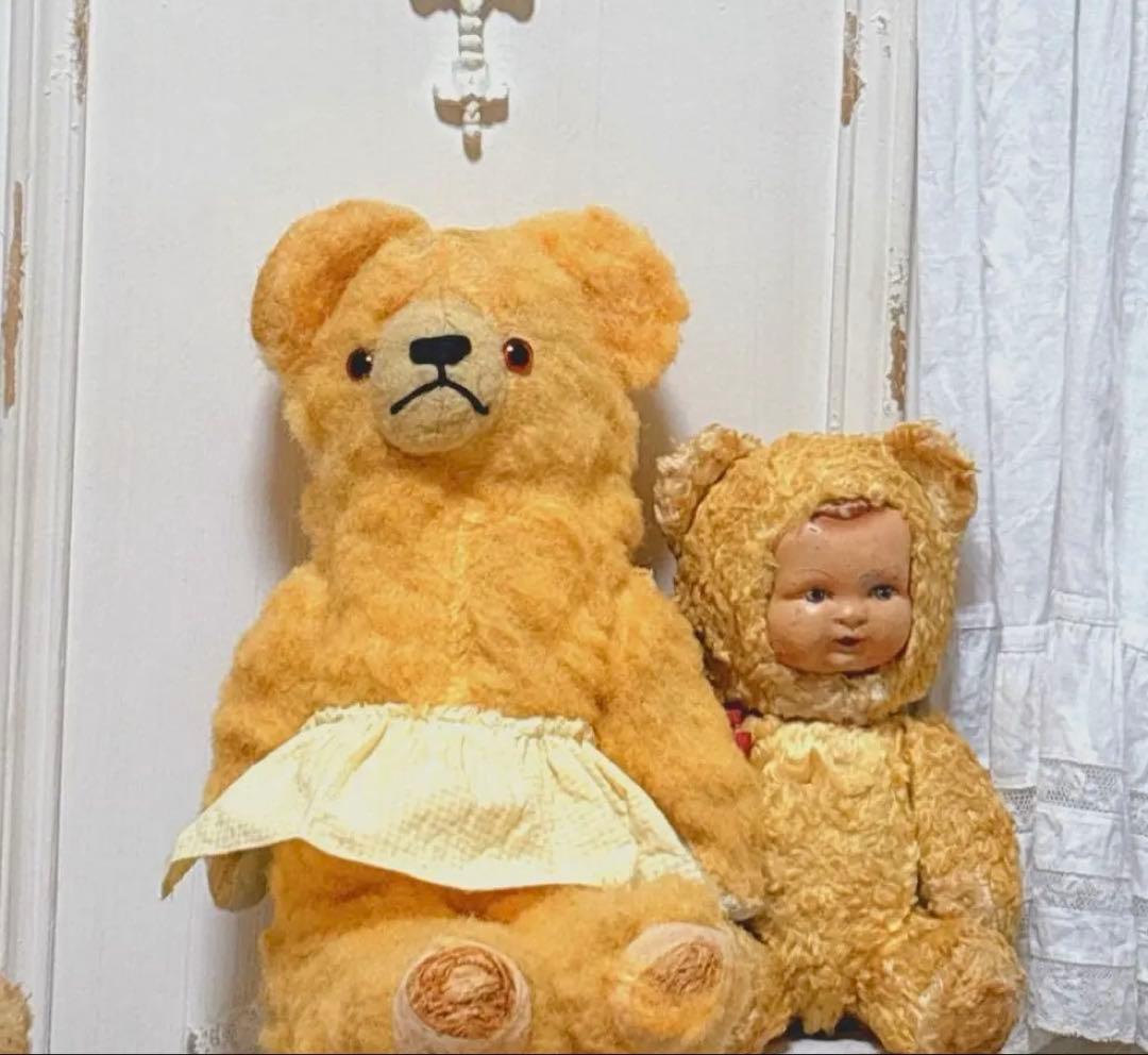 最終ʕ•ᴥ•ʔ ヴィンテージベア　アンティークベア　アンティークテディベア