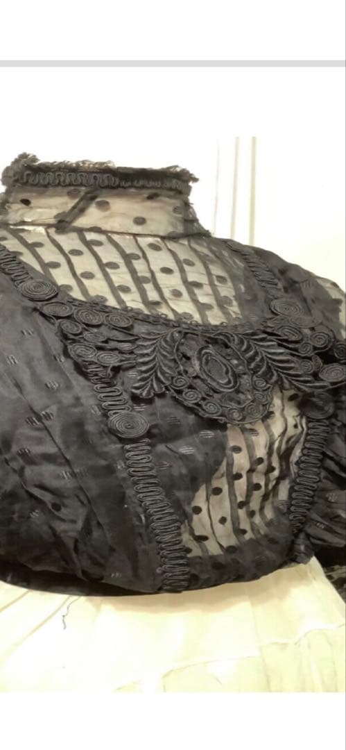 ♡ヴィクトリア朝 シルク ボディス♡フランスアンティークブラウス