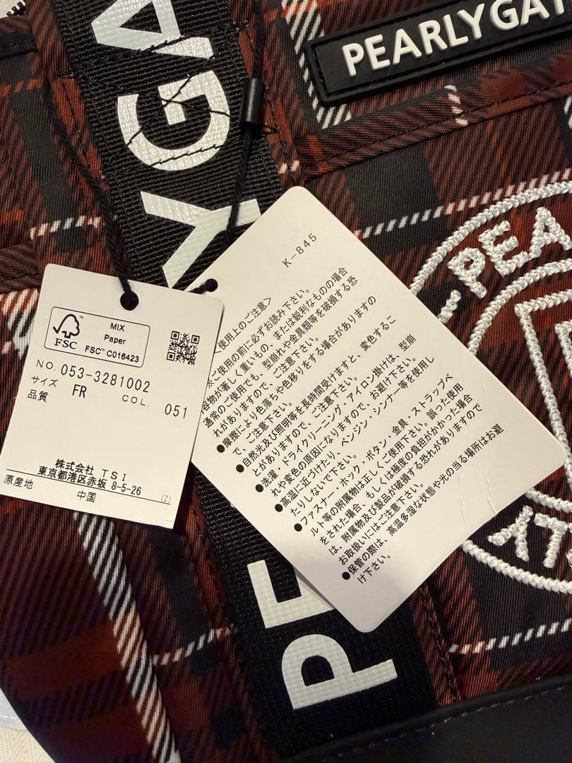 PEARLY GATES カートバッグ