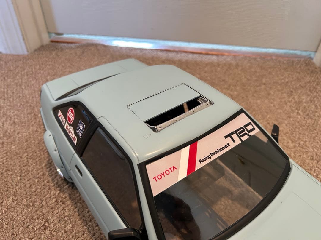 陸人・LP-86+AE86レビン、ボデ付き（オプションパーツ付き）