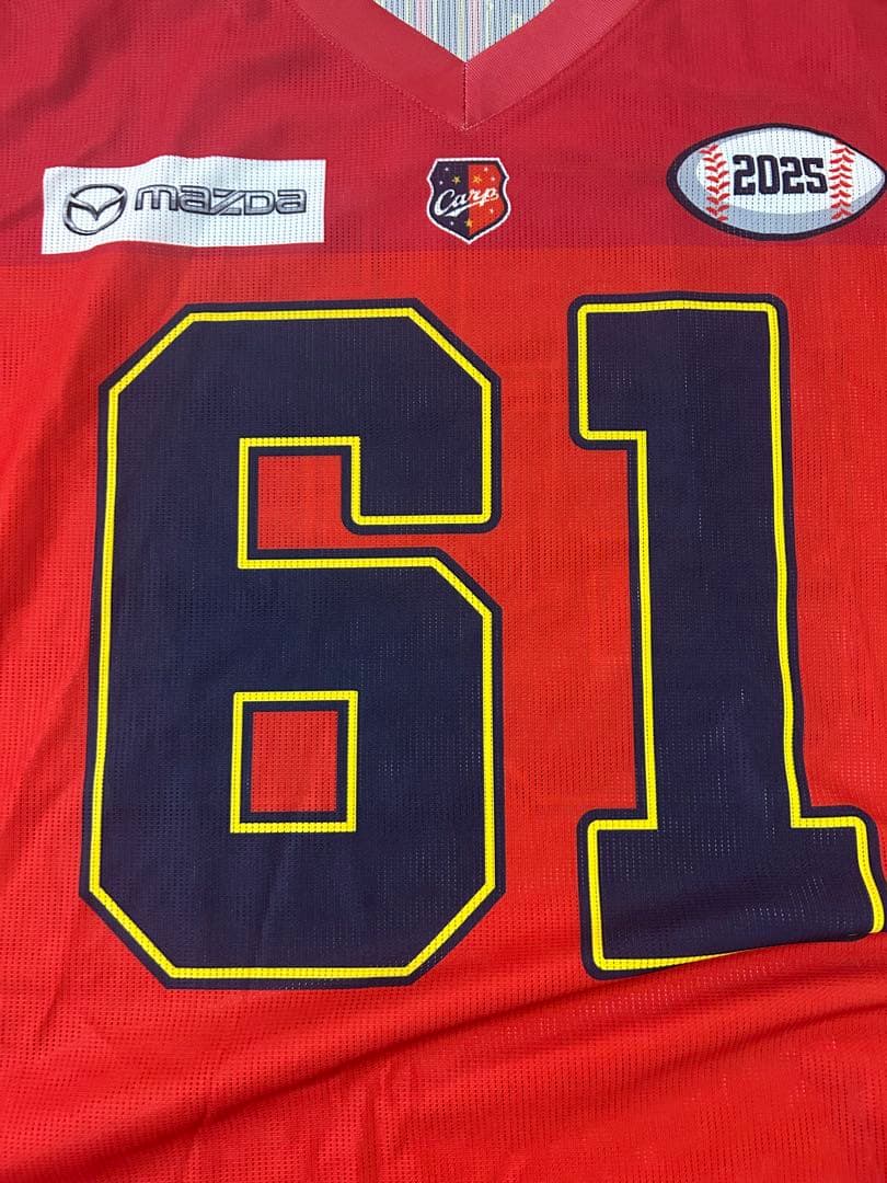 広島東洋カープ　ファビアン　アメフト風ユニフォーム O(XL)サイズ