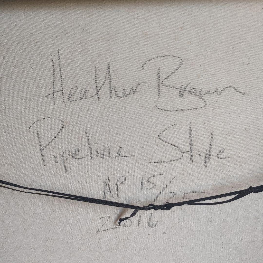 ヘザーブラウン　AP ジクレー　版画　パイプライン