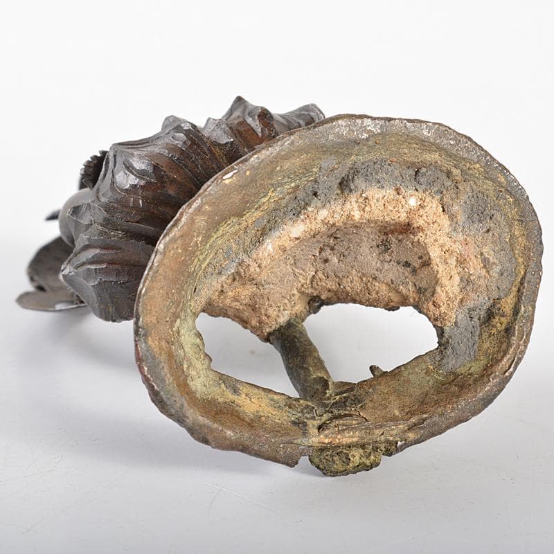 仏教美術　古銅　如意輪観音　仏像　置物　F　R5317