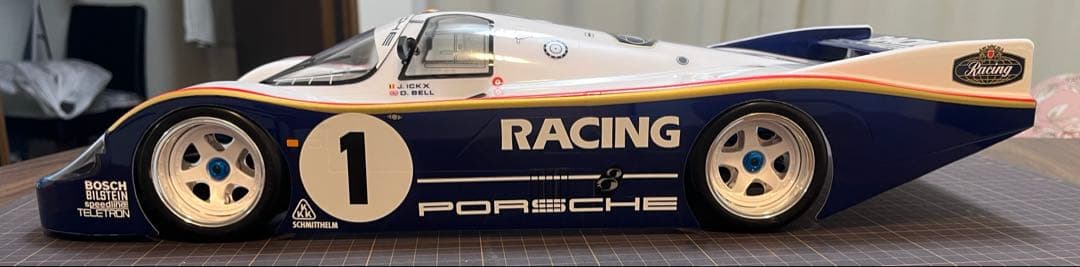 確認用タミヤTRF421 PORSCHE956 1号車