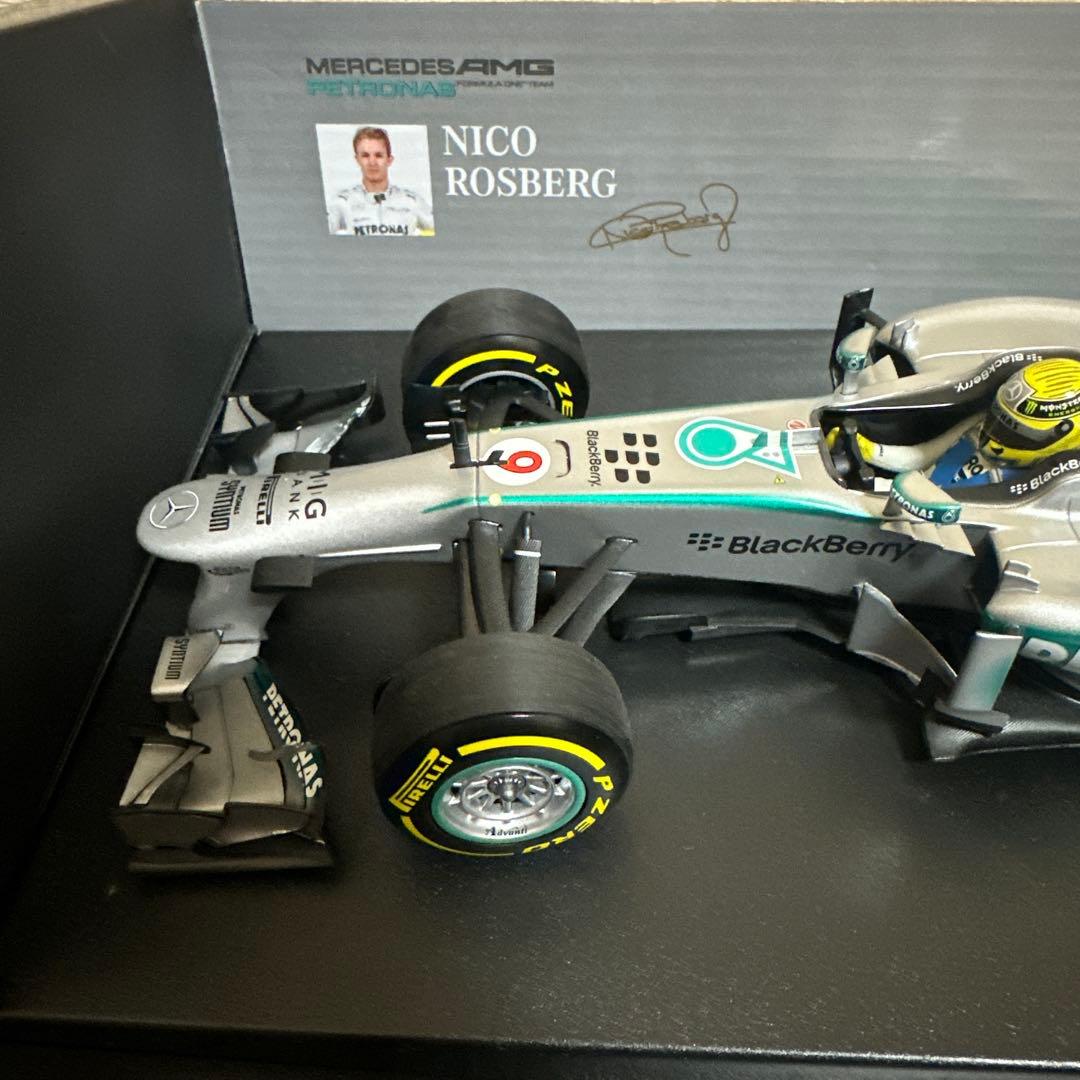 ミニカー nico rosberg mercedes amg petronas F1