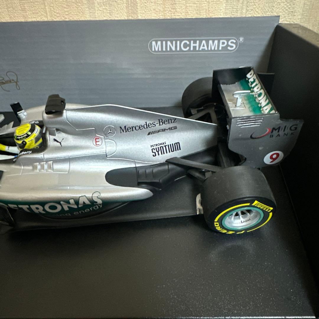 ミニカー nico rosberg mercedes amg petronas F1