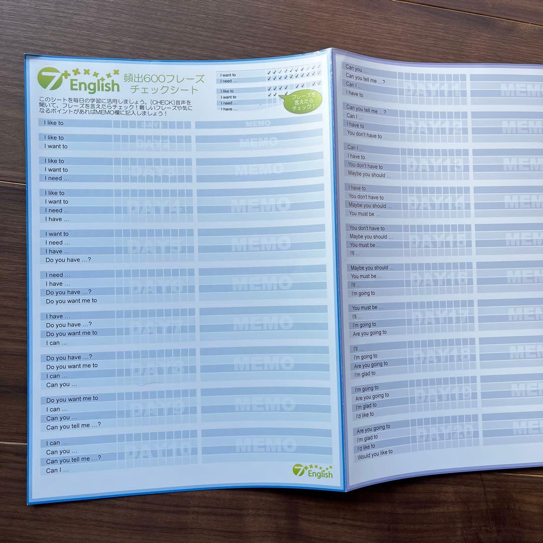 7 English FLASH フレーズ学習セット