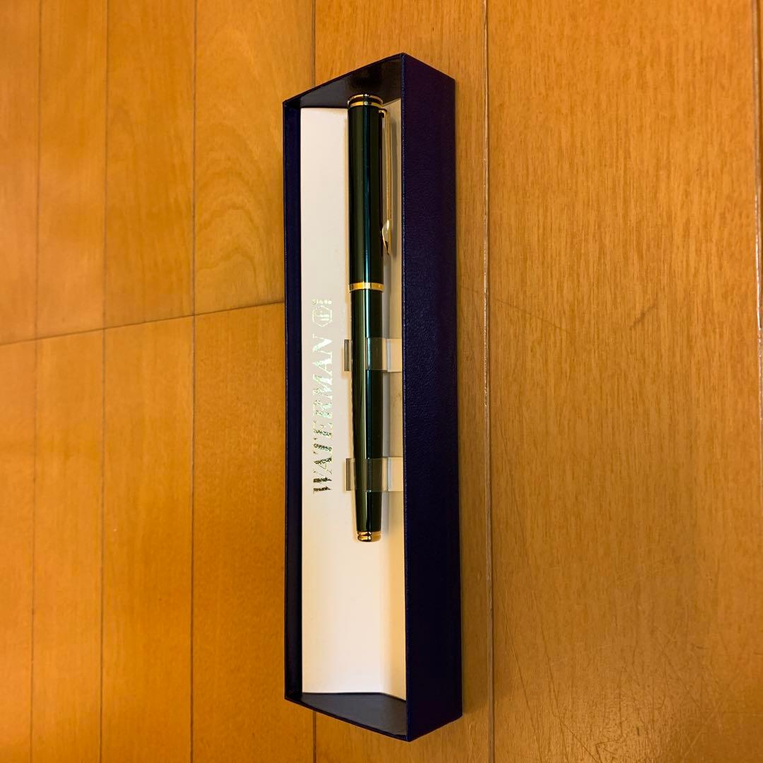 【希少限定品】WATERMAN ダークグリーン 万年筆　JP Morgan
