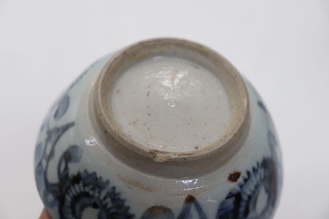 中国　明時代　染付お碗2点　アンティーク　送料込み250827-2