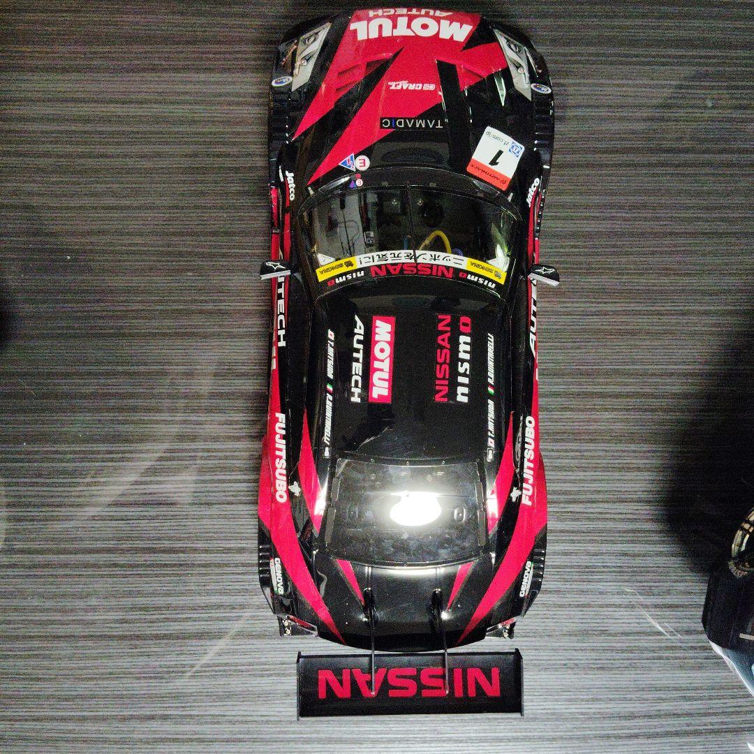 タミヤ 1/10 モチュール GTR 完成済みボディ　タイヤホイール付き