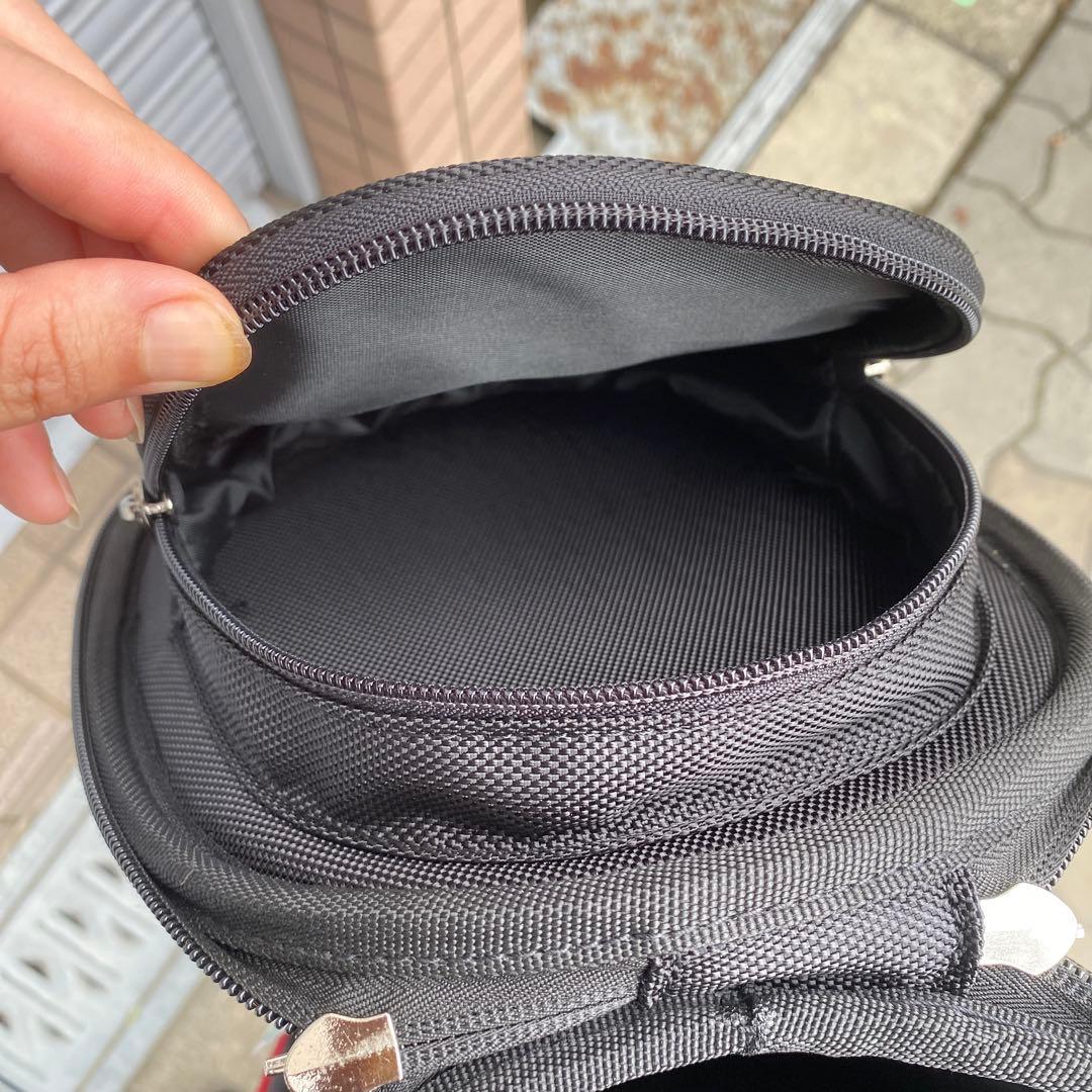 MEGA GOLF COOUV キャディバッグ 黒/赤ゴルフパック