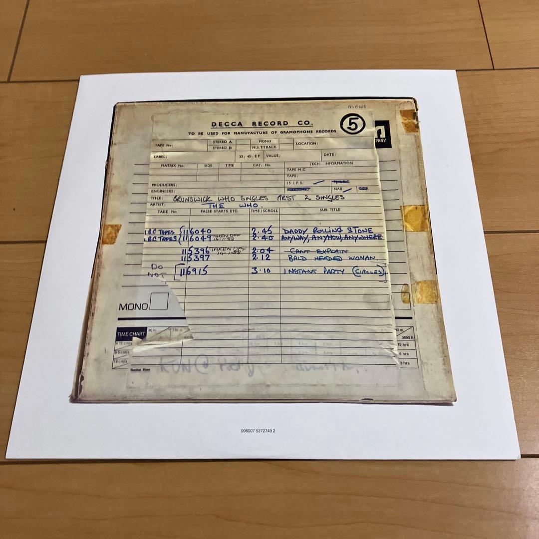 The Who My Generation モノラル盤3枚組