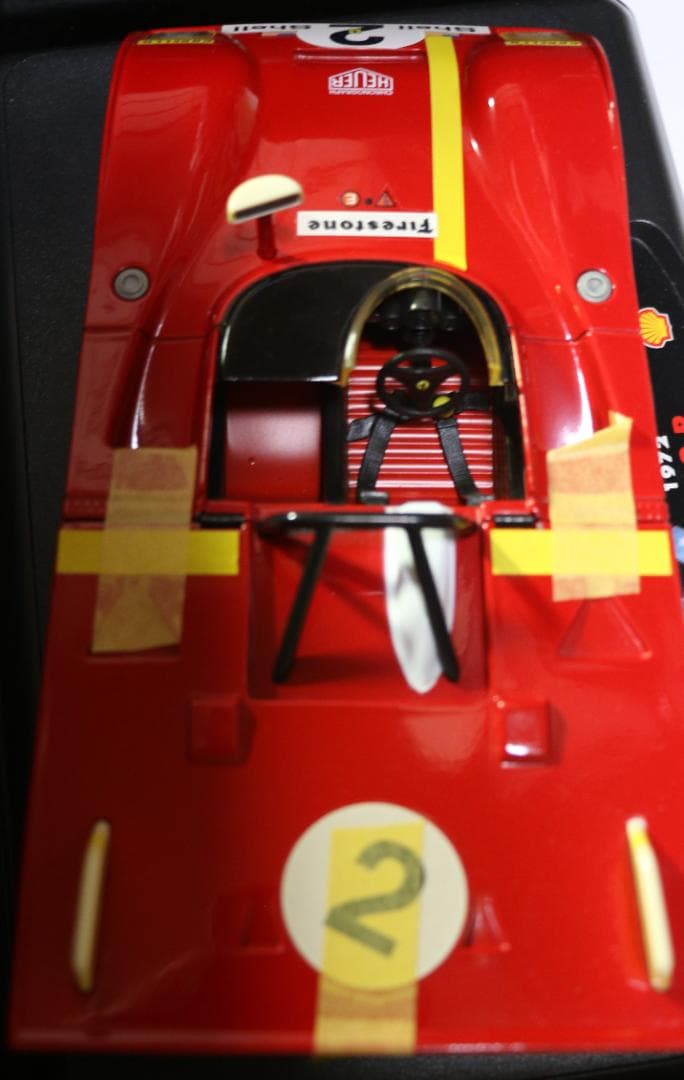 貴重シェルコレクション　１９７２フェラーリ３１２Ｐ　 1/18 　中古品