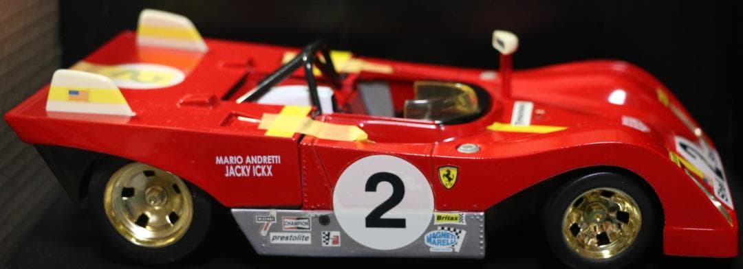 貴重シェルコレクション　１９７２フェラーリ３１２Ｐ　 1/18 　中古品